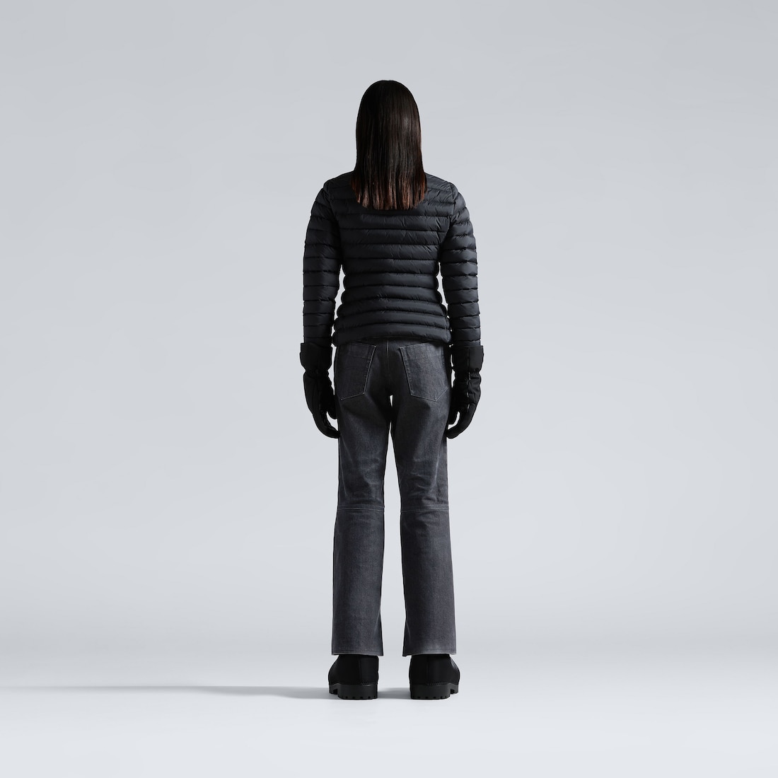 Balenciaga Pantalón Ski Para Mujer En Negro Degradado
