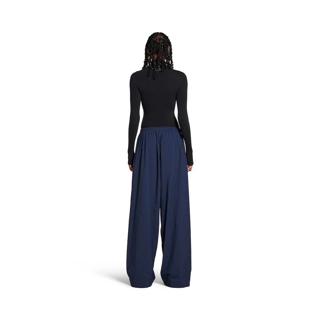 Balenciaga Pantalón Tracksuit Para Hombre En Azul Marino