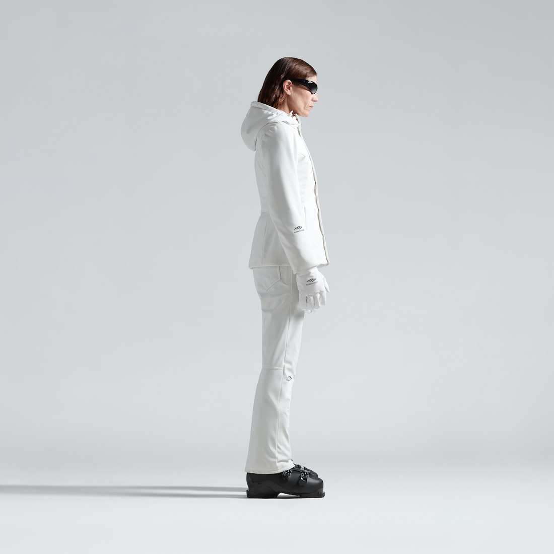 Balenciaga Parka Hourglass Ski 3b Sports Icon Para Mujer En Blanco