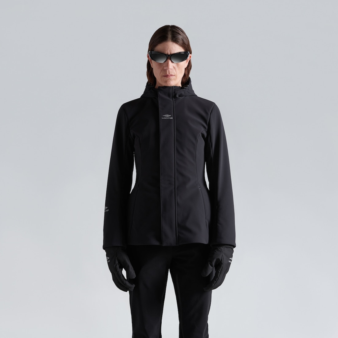 Balenciaga Parka Hourglass Ski 3b Sports Icon Para Mujer En Negro