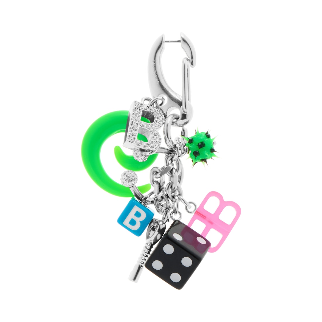 Balenciaga Pendiente Pigalle Collector para Mujer en Plateado/multicolor