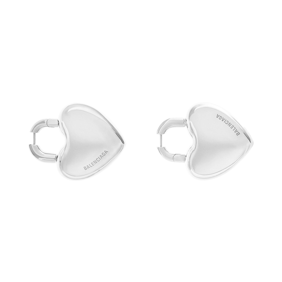 Balenciaga Pendientes Minnie Xl Para Mujer En Plateado