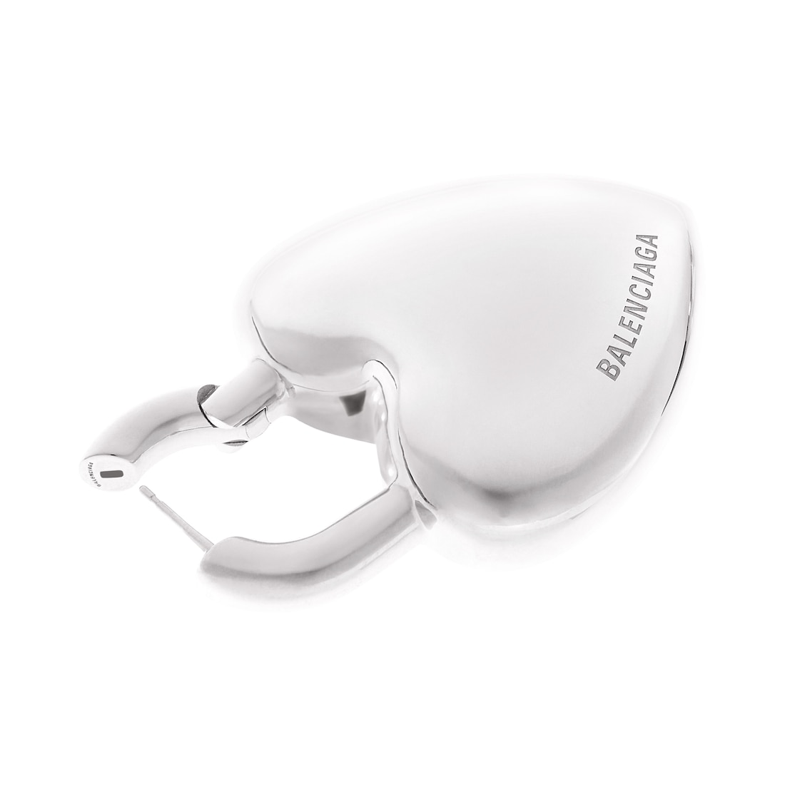 Balenciaga Pendientes Minnie Xl Para Mujer En Plateado