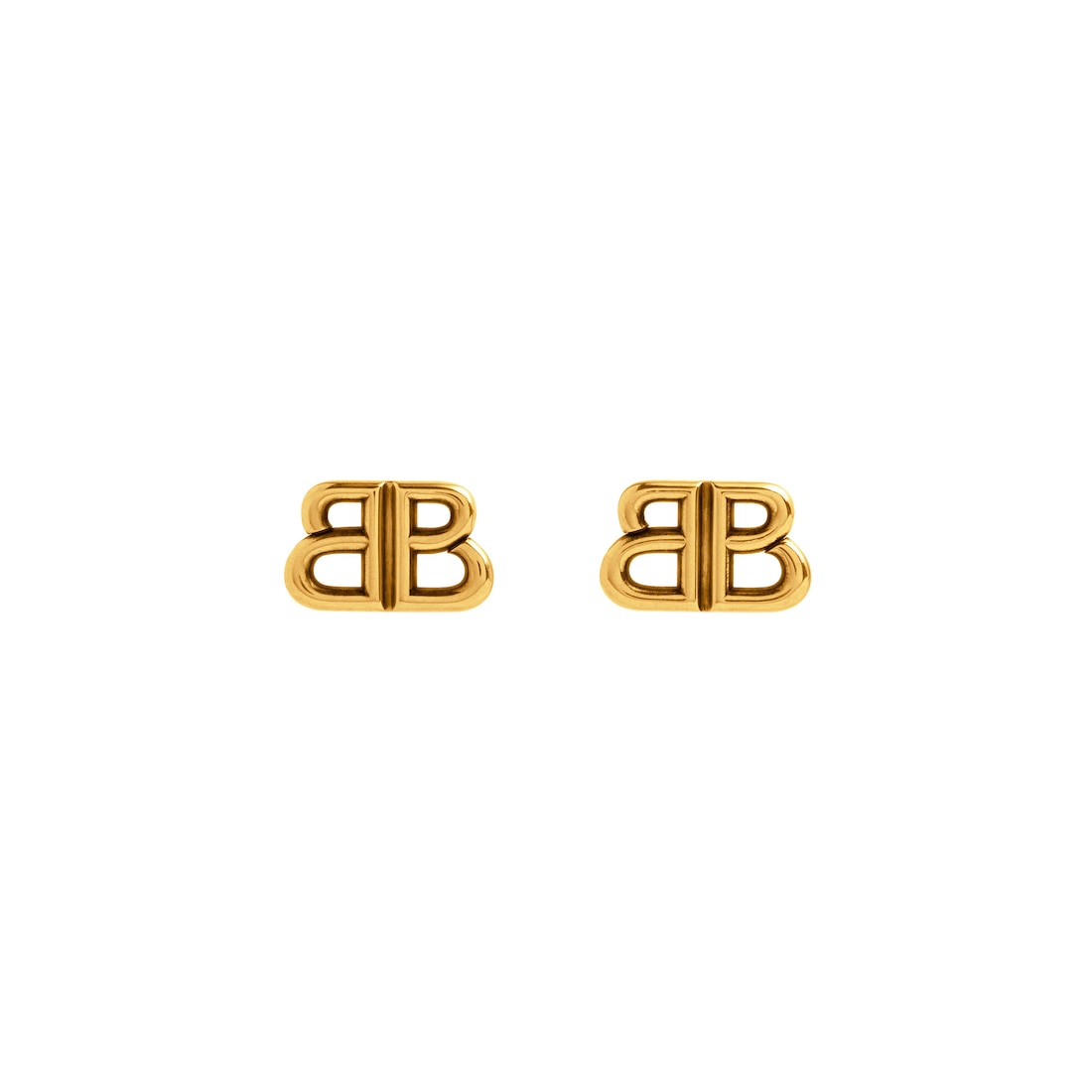 Balenciaga Pendientes Monaco Stud S para Mujer en Dorado Antiguo