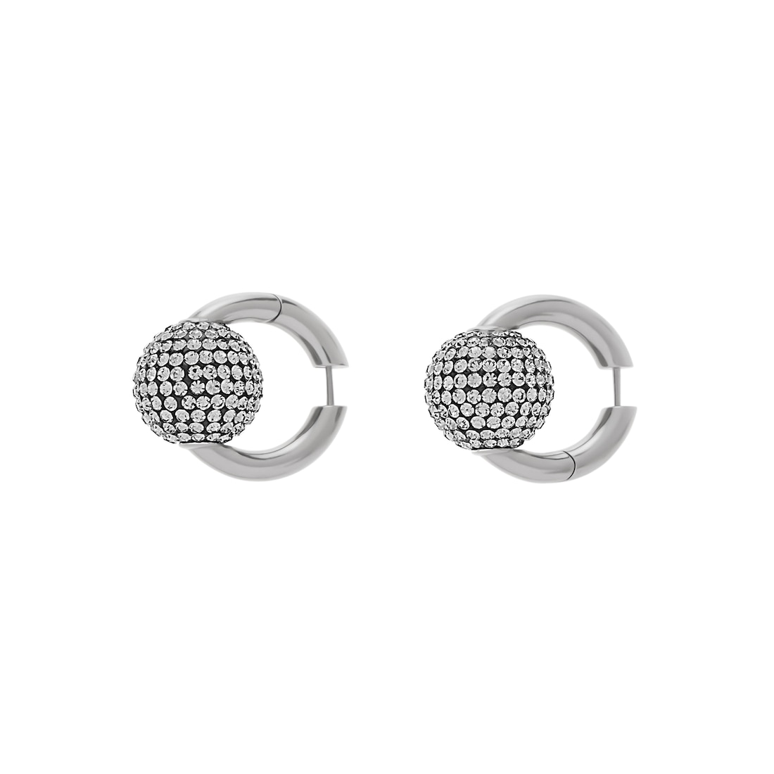 Balenciaga Pendientes Quantum Para Mujer En Plateado