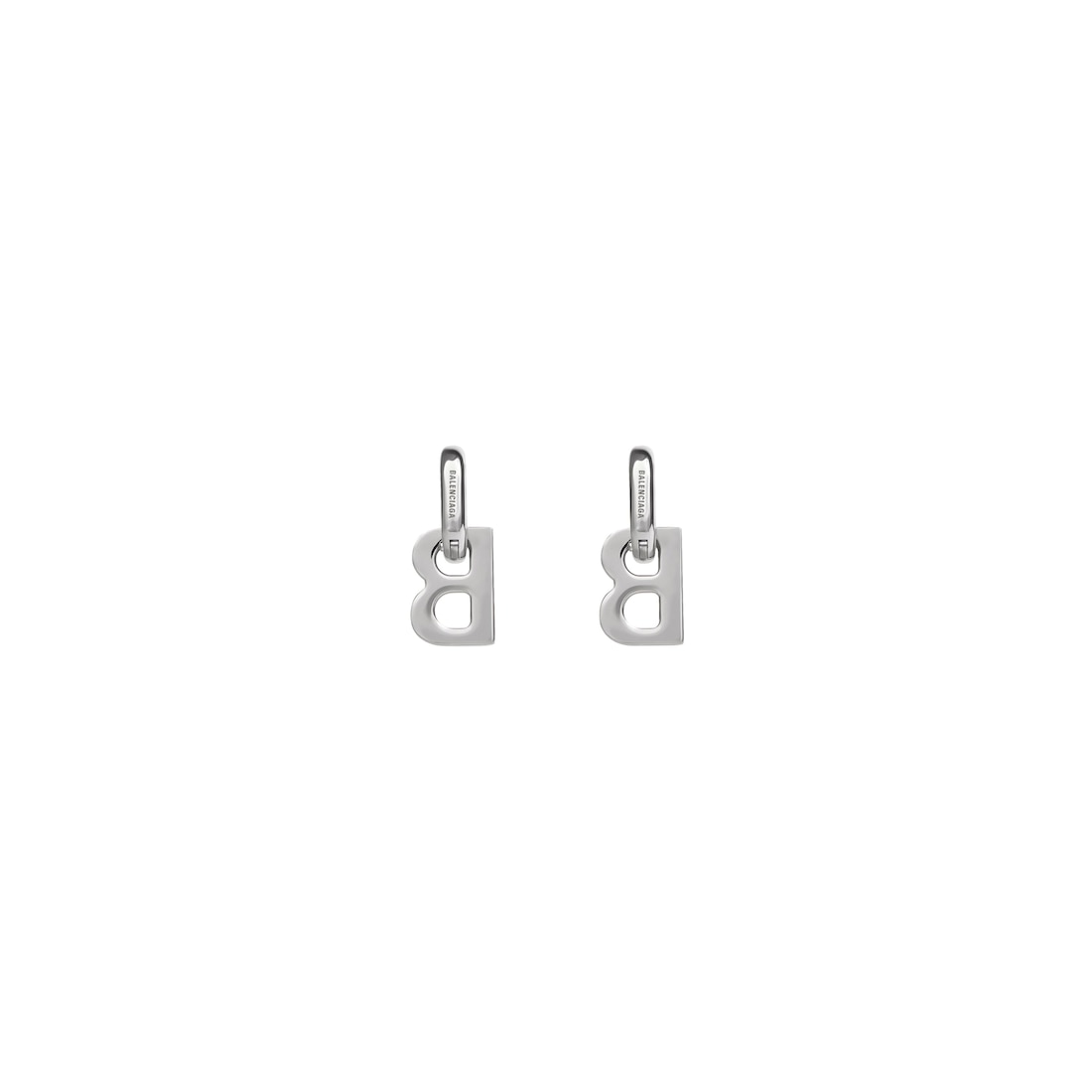 Balenciaga Pendientes Xs B Chain Para Mujer En Plata
