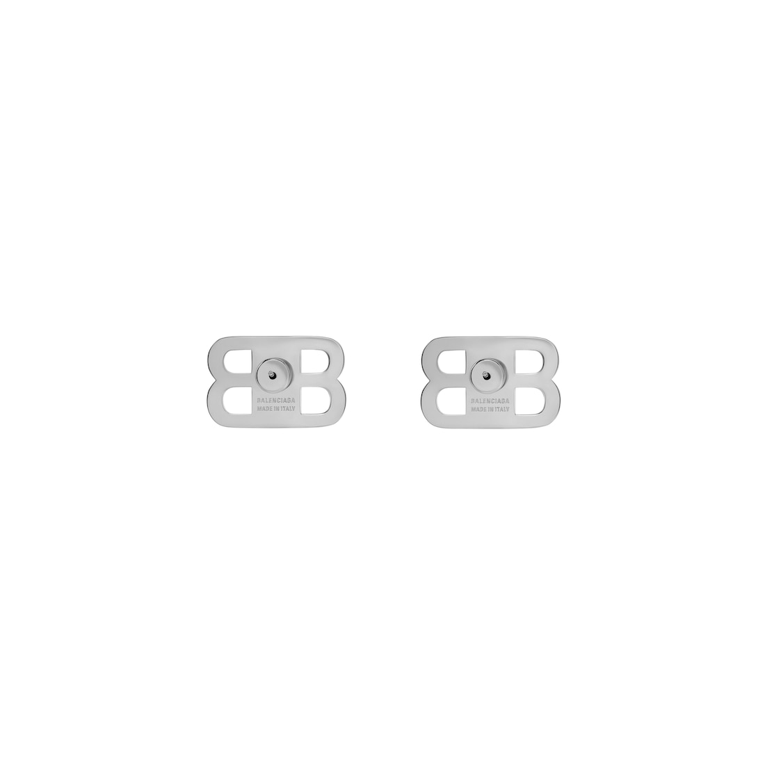 Balenciaga Pendientes Xs Bb 2.0 Para Mujer En Plata