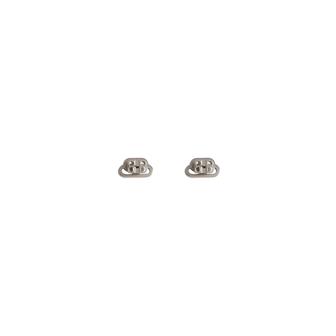 Balenciaga Pendientes Xs Bb Stud Para Mujer En Plata