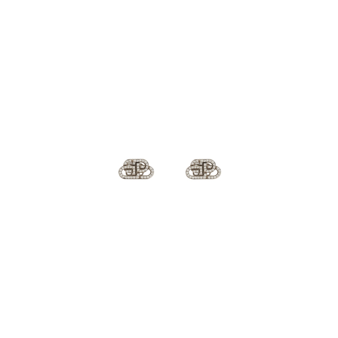Balenciaga Pendientes Xs Bb Stud para Mujer en Plata