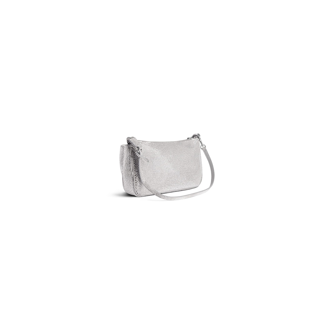 Balenciaga Pochette Sling Rodeo Para Mujer En Gris Humo
