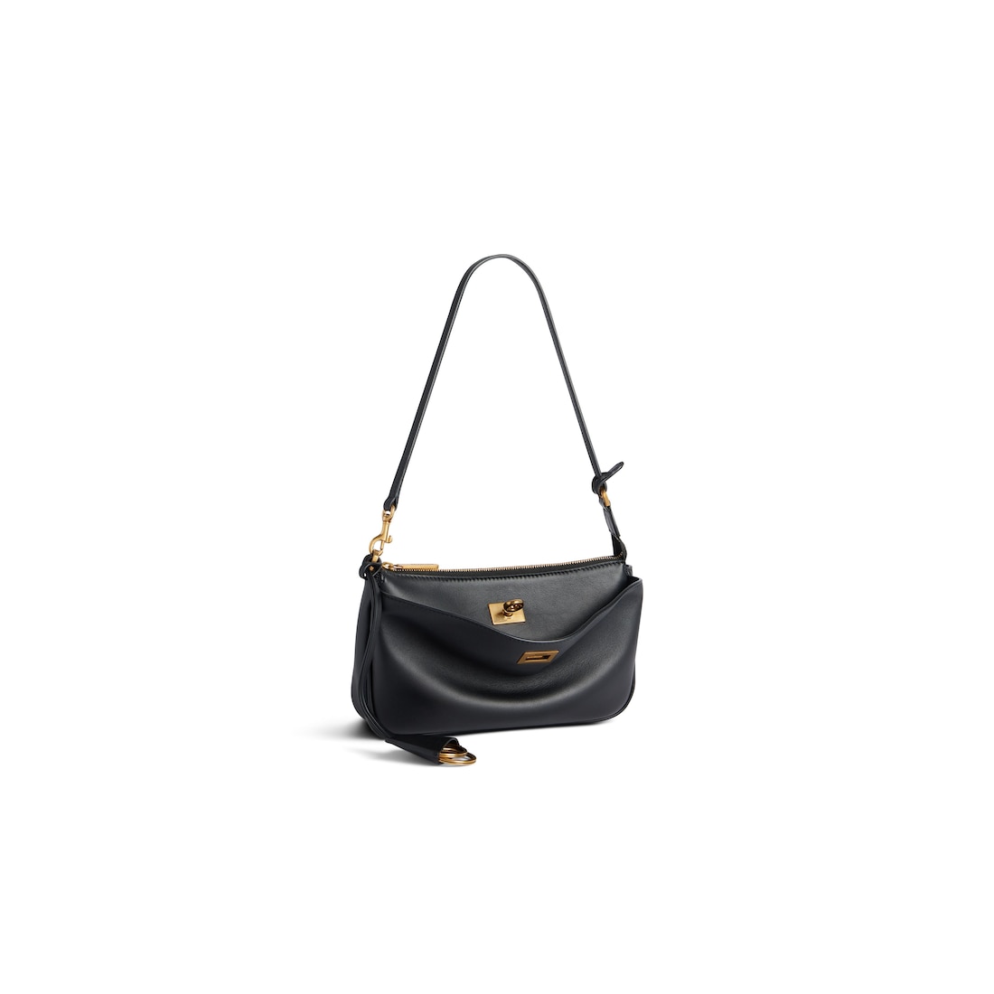 Balenciaga Pochette Sling Rodeo Para Mujer En Negro