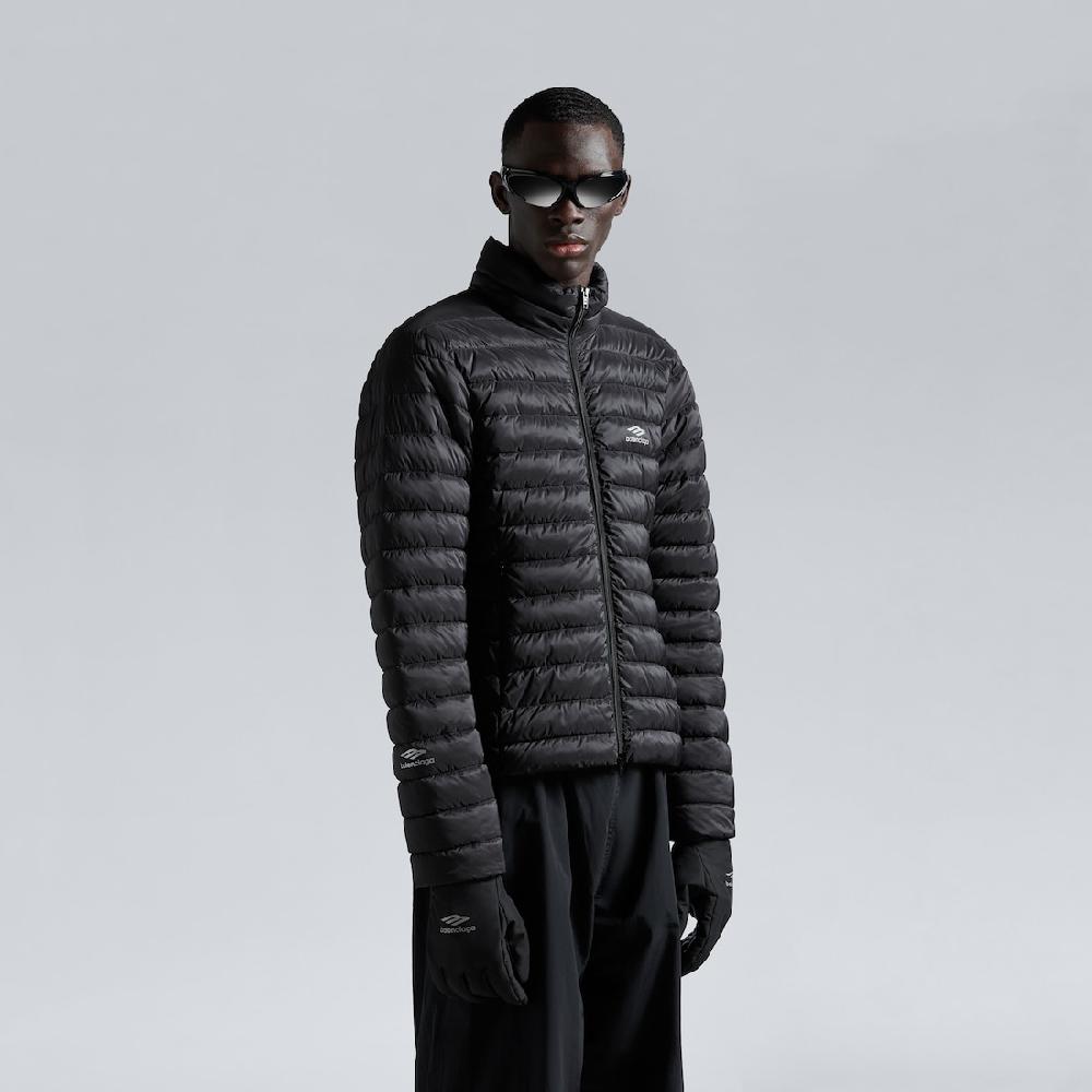 Balenciaga Puffer Ski 3b Sports Icon Ajustado Para Hombre En Negro