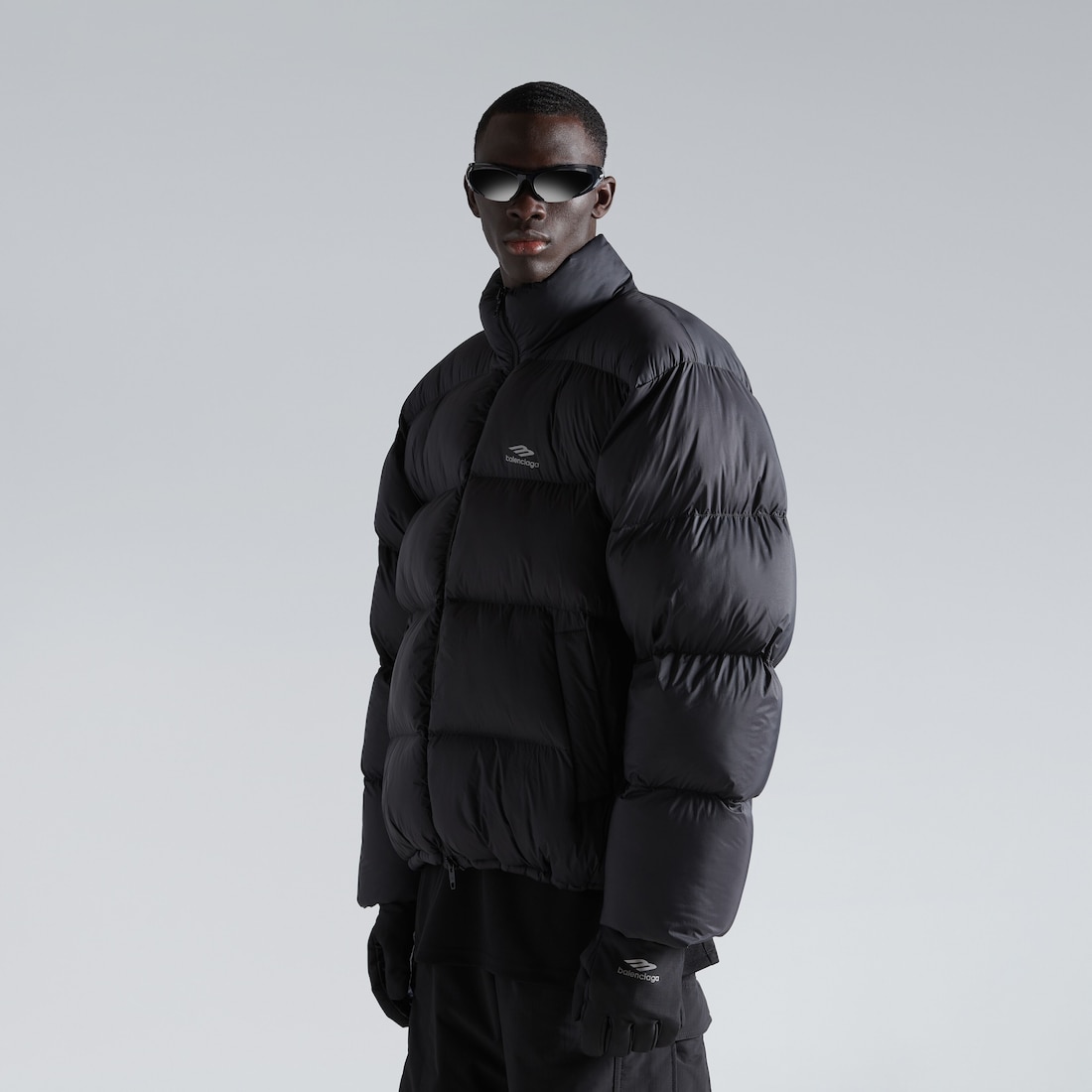 Balenciaga Puffer Ski 3b Sports Icon Para Hombre En Negro