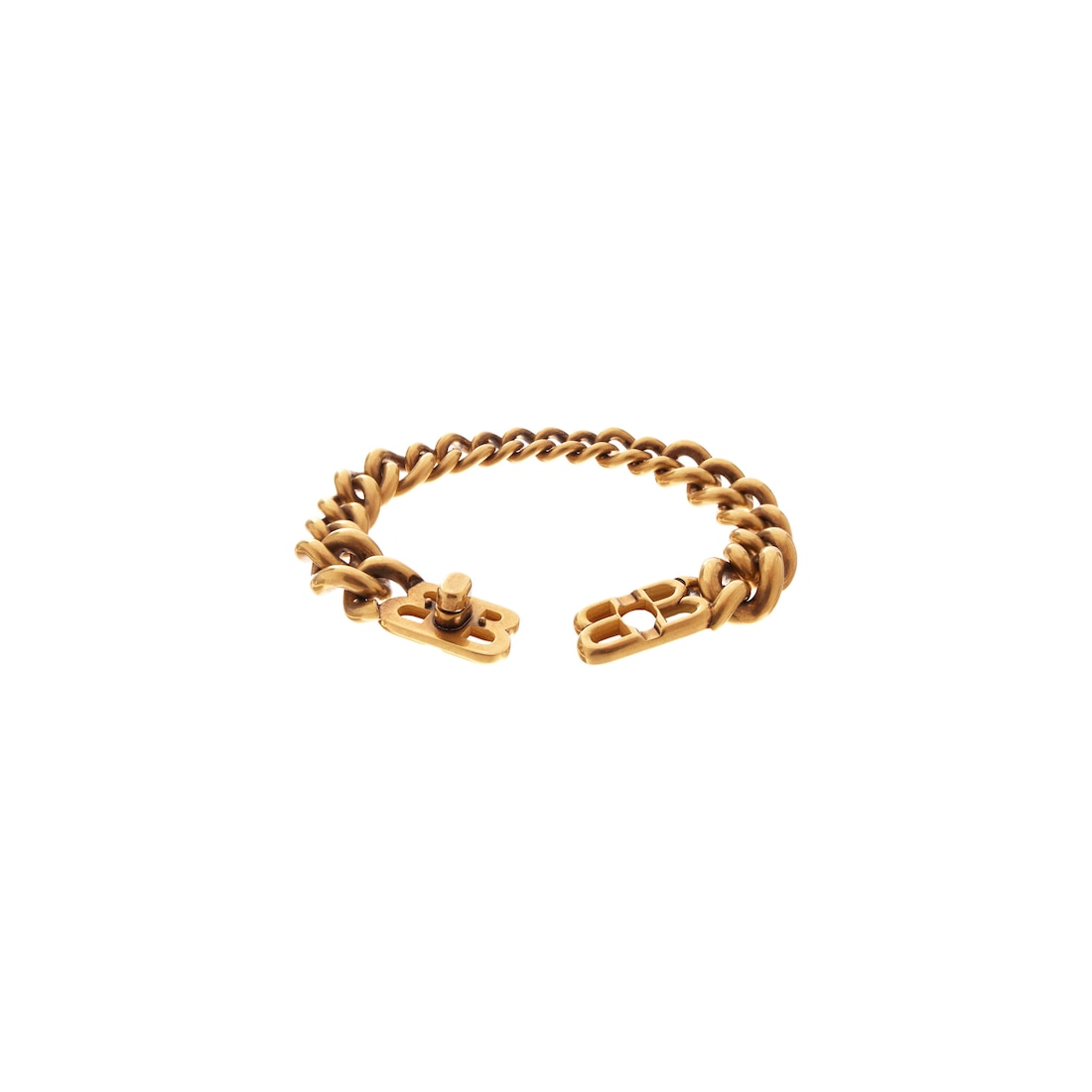Balenciaga Pulsera De Cadena Monaco En Dorado Antiguo