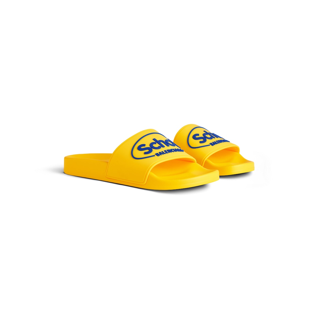 Balenciaga Sandalia Balenciaga I Scholl Pool Para Hombre En Amarillo/azul