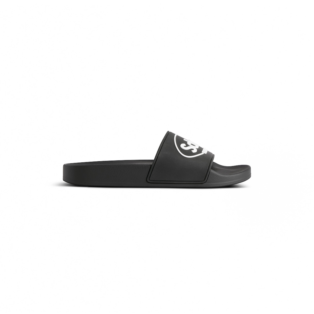 Balenciaga Sandalia Balenciaga I Scholl Pool para Hombre en Negro/blanco