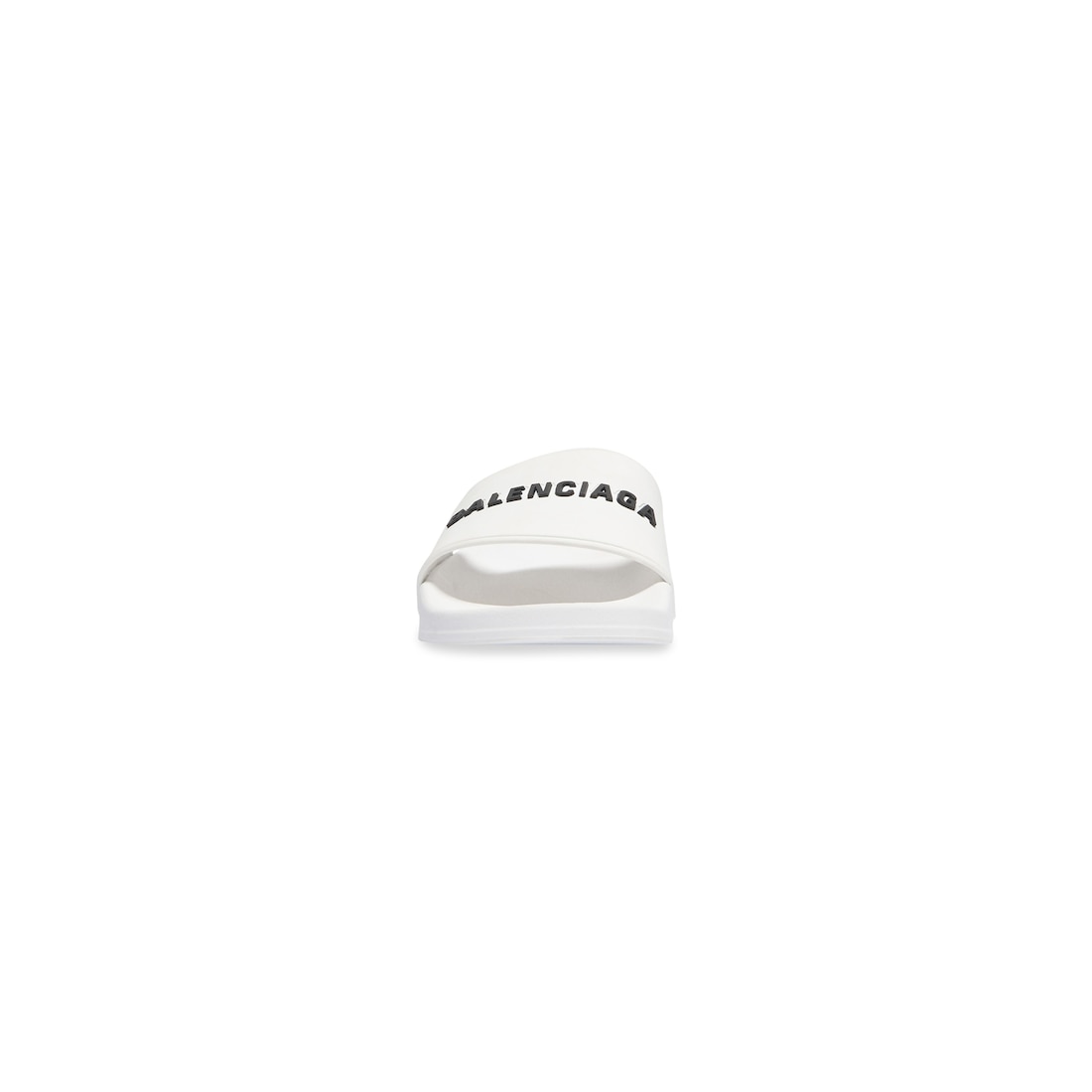 Balenciaga Sandalia Pool Slide Para Mujer En Blanco