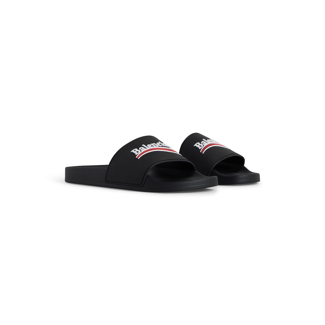 Balenciaga Sandalias Pool Slide Para Hombre En Negro
