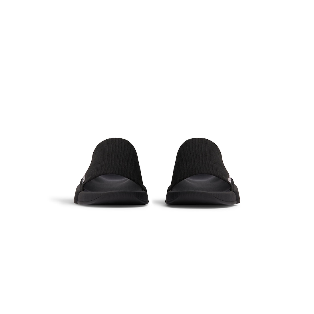 Balenciaga Slide Speed 2.0 De Punto Reciclado Para Hombre En Negro