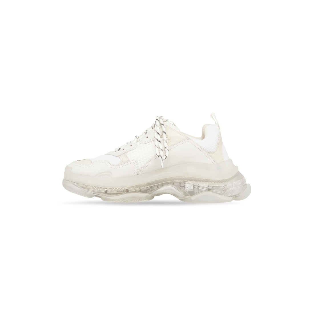 Balenciaga Triple S Clear Sole Para Hombre En Blanco