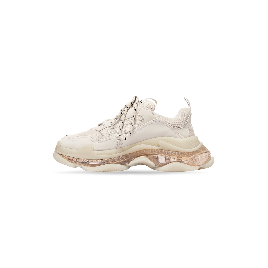 Balenciaga Triple S Clear Sole Para Hombre En Blanco
