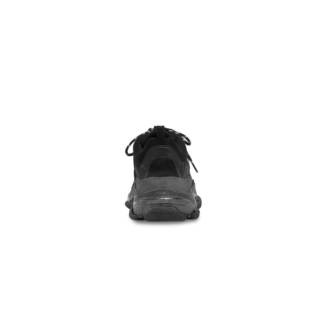 Balenciaga Triple S Clear Sole Para Hombre En Negro