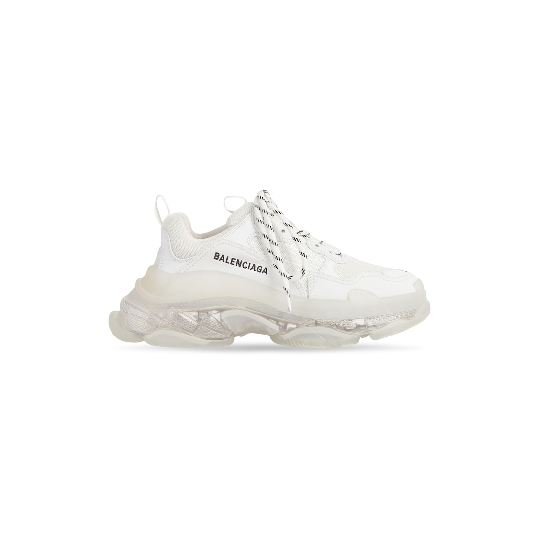 Balenciaga Triple S Zapatillas Clear Sole Para Mujer En Blanco