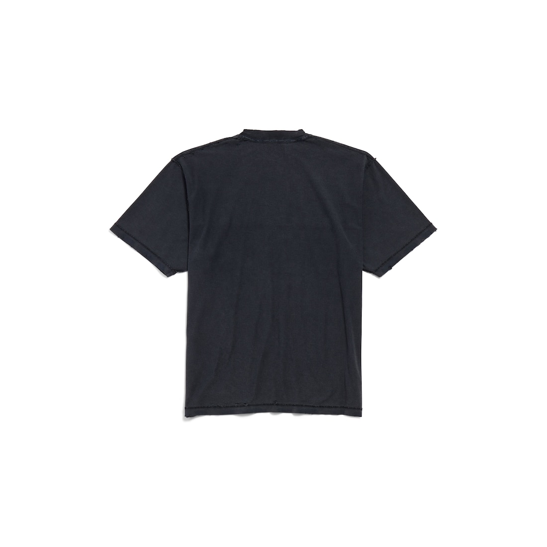 Balenciaga Vestido Camiseta Inside-out - Medium Fit Para Hombre En Negro Degradado