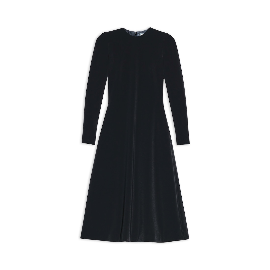 Balenciaga Vestido Con Cuello Redondo A-line para Mujer en Negro