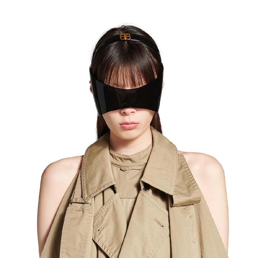 Balenciaga Vestido Gabardina Suspended Para Mujer En Beige