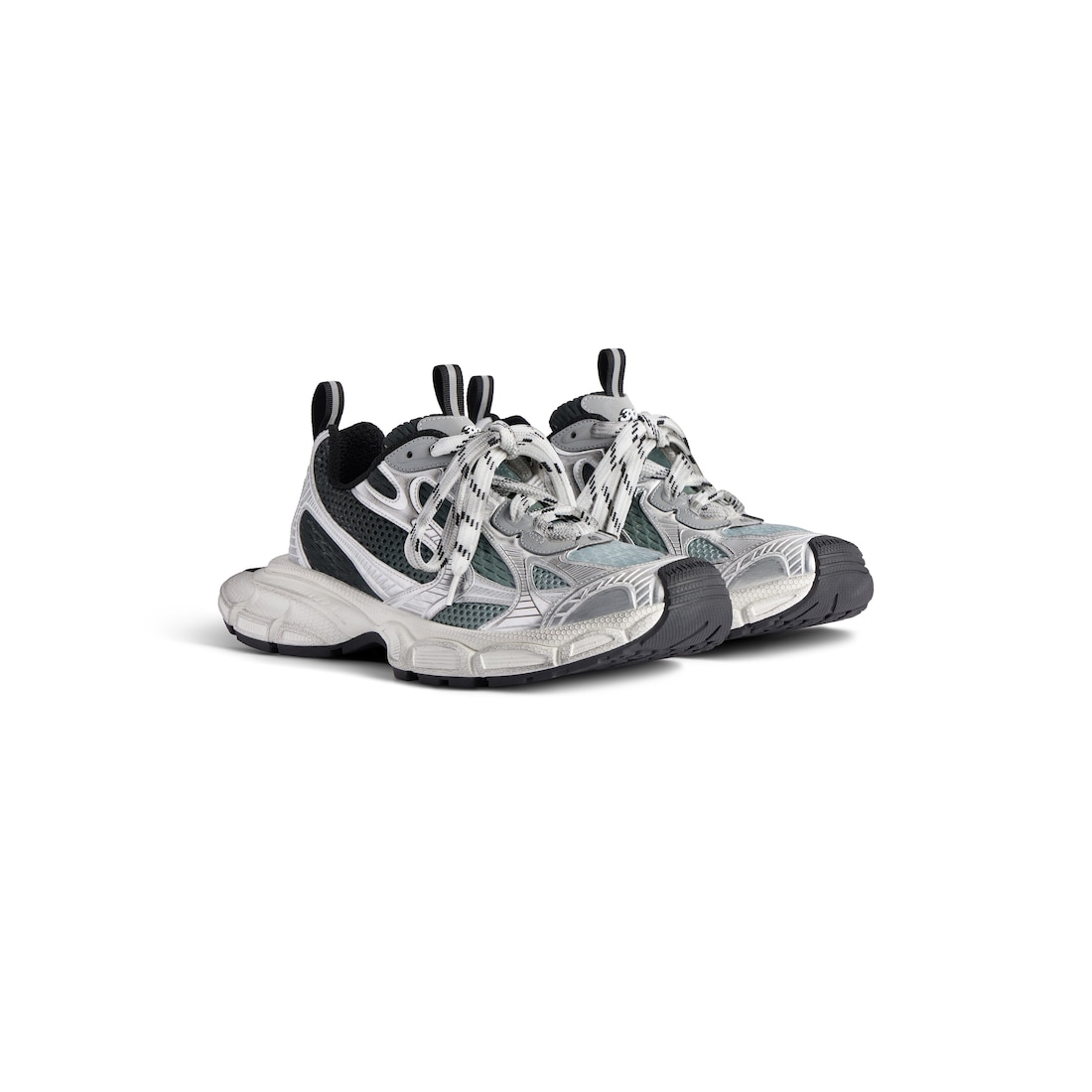 Balenciaga Zapatillas 3xl Gradient Para Mujer En Negro/gris/blanco