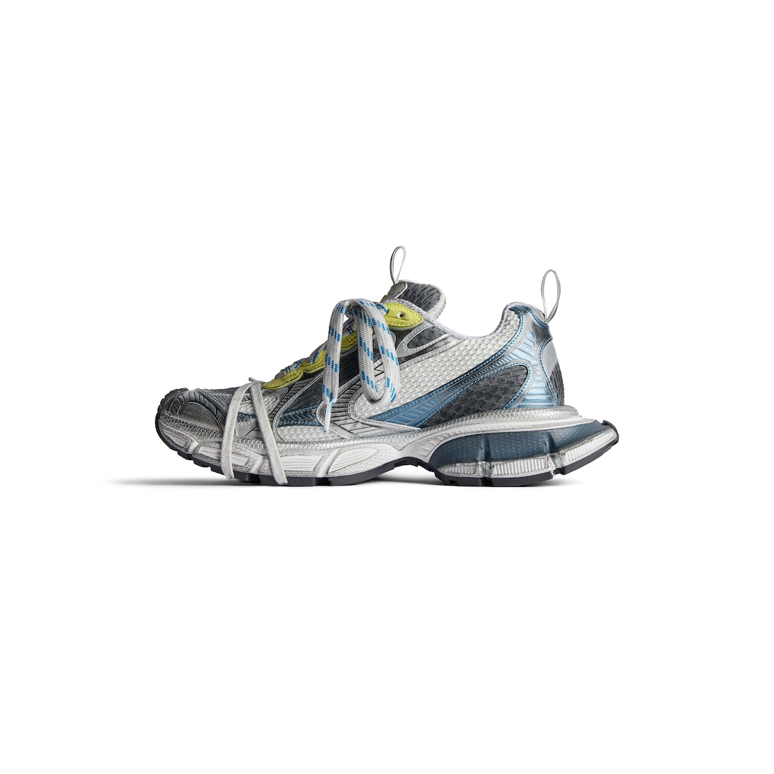 Balenciaga Zapatillas 3xl Para Hombre En Blanco/azul//amarillo