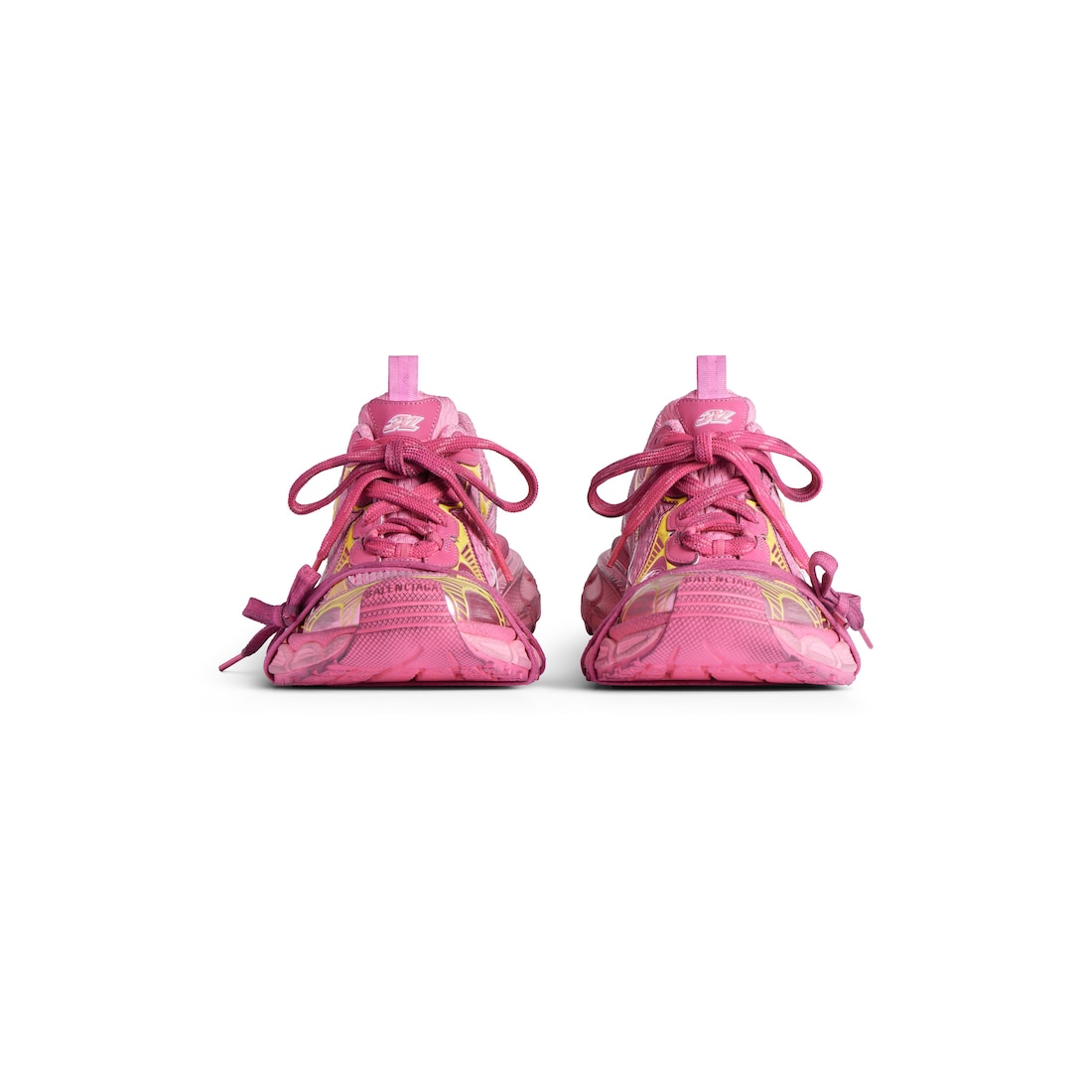 Balenciaga Zapatillas 3xl Para Mujer En Rosa/amarillo