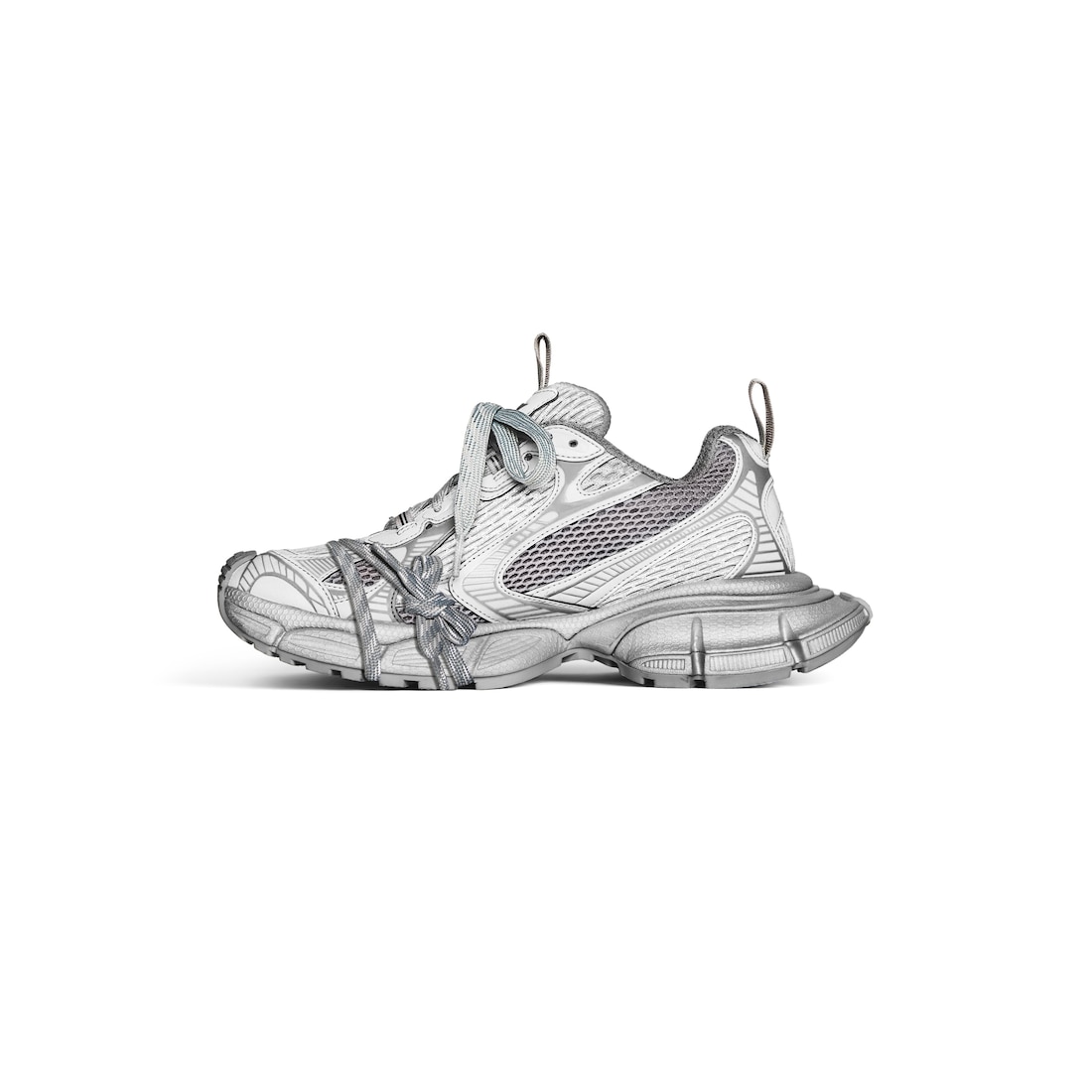 Balenciaga Zapatillas 3xl Reflective Para Hombre En Gris