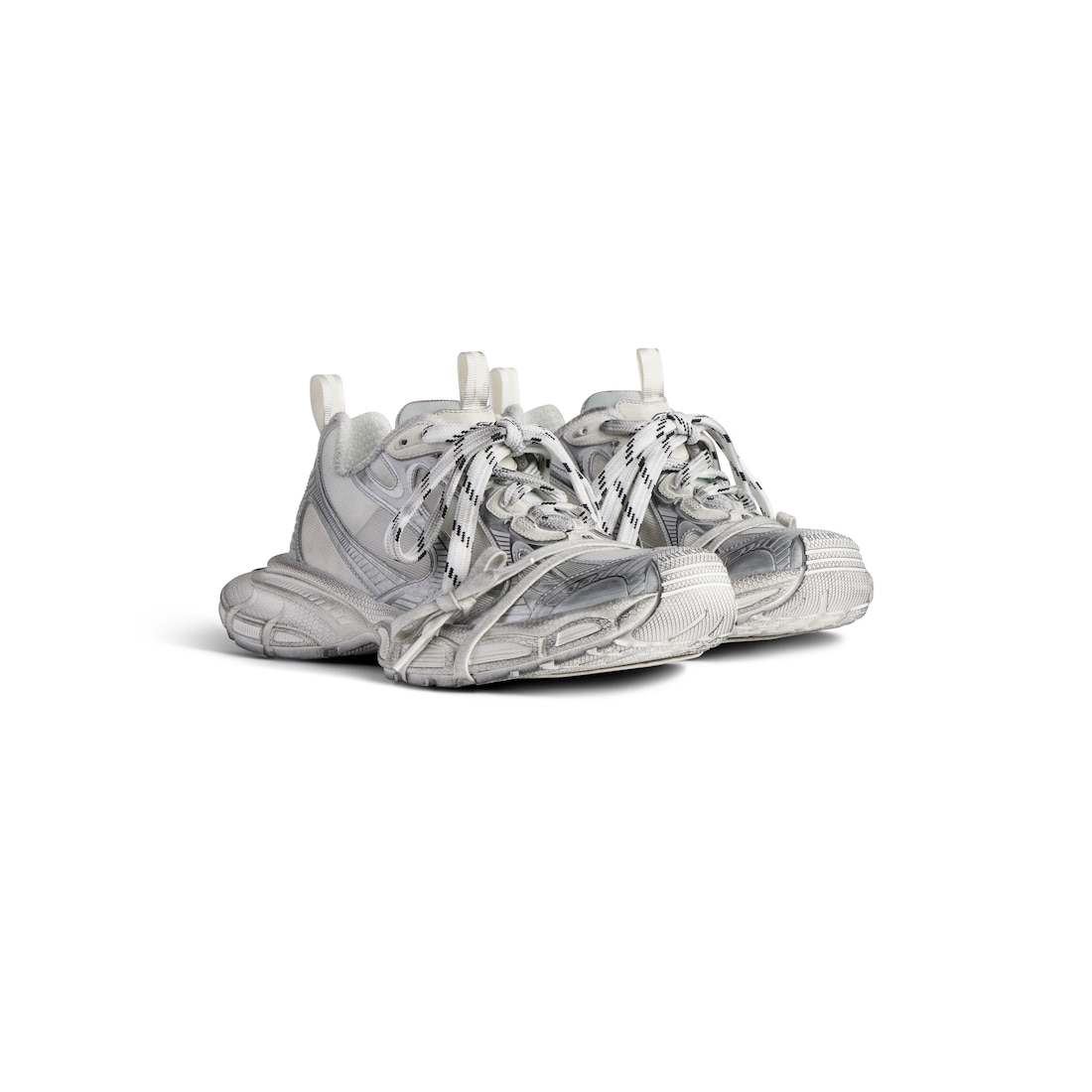 Balenciaga Zapatillas 3xl Summer Mesh Para Hombre En Blanco/plateado