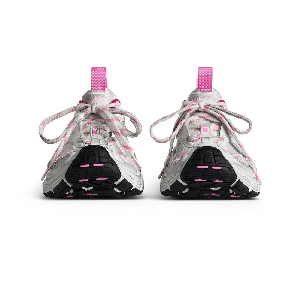 Balenciaga Zapatillas 6xl Para Mujer En Blanco/rosa Claro/gris/negro