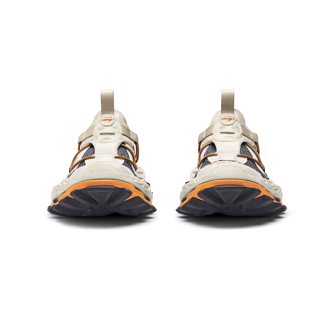Balenciaga Zapatillas Hike Para Hombre En Beige/naranja