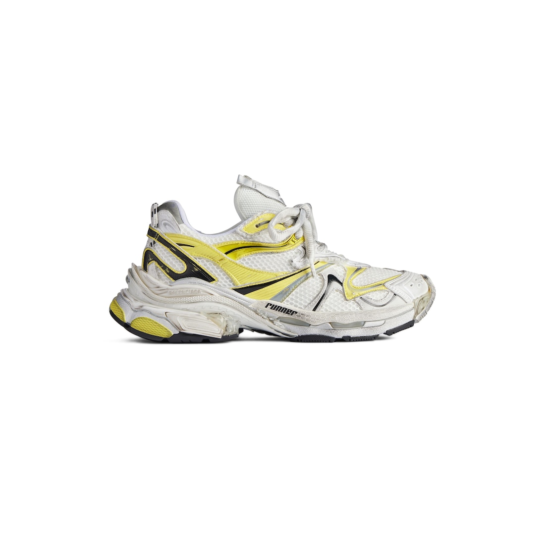 Balenciaga Zapatillas Runner 2.0 Para Hombre En Blanco/amarillo/black
