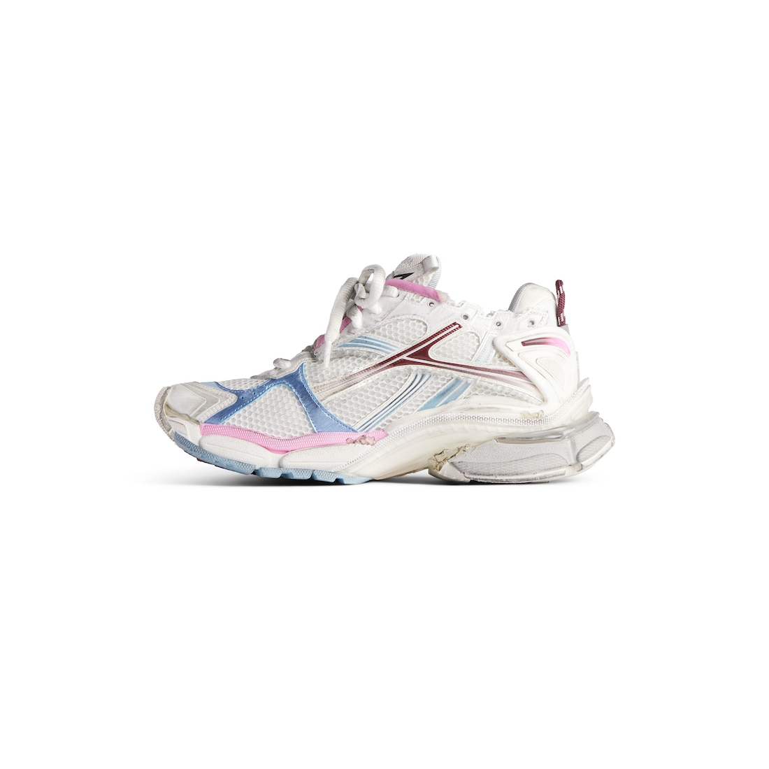 Balenciaga Zapatillas Runner Gradient Para Mujer En Blanco/marrón/azul/rosa/gris