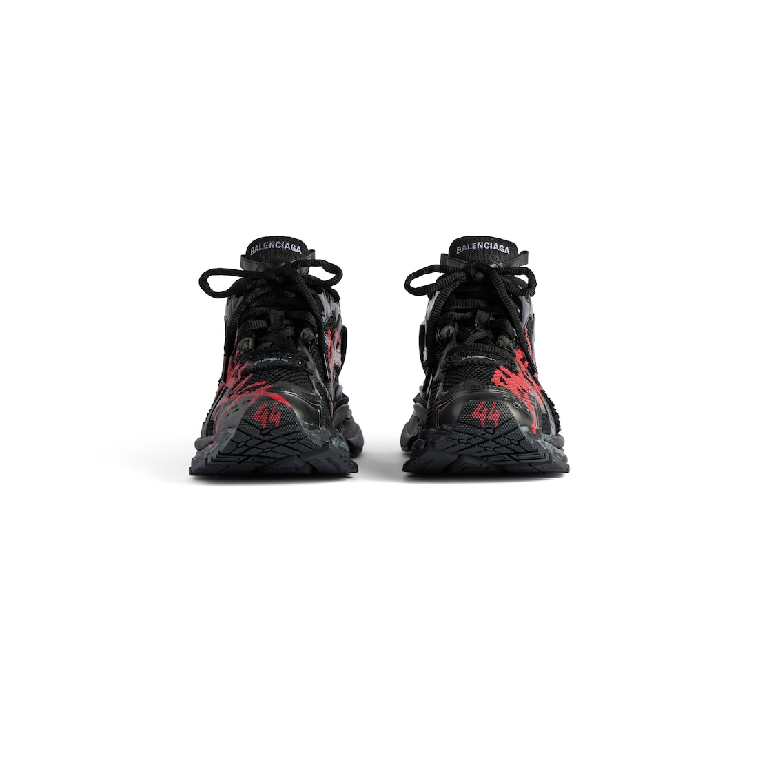 Balenciaga Zapatillas Runner Graffiti Para Hombre En Negro