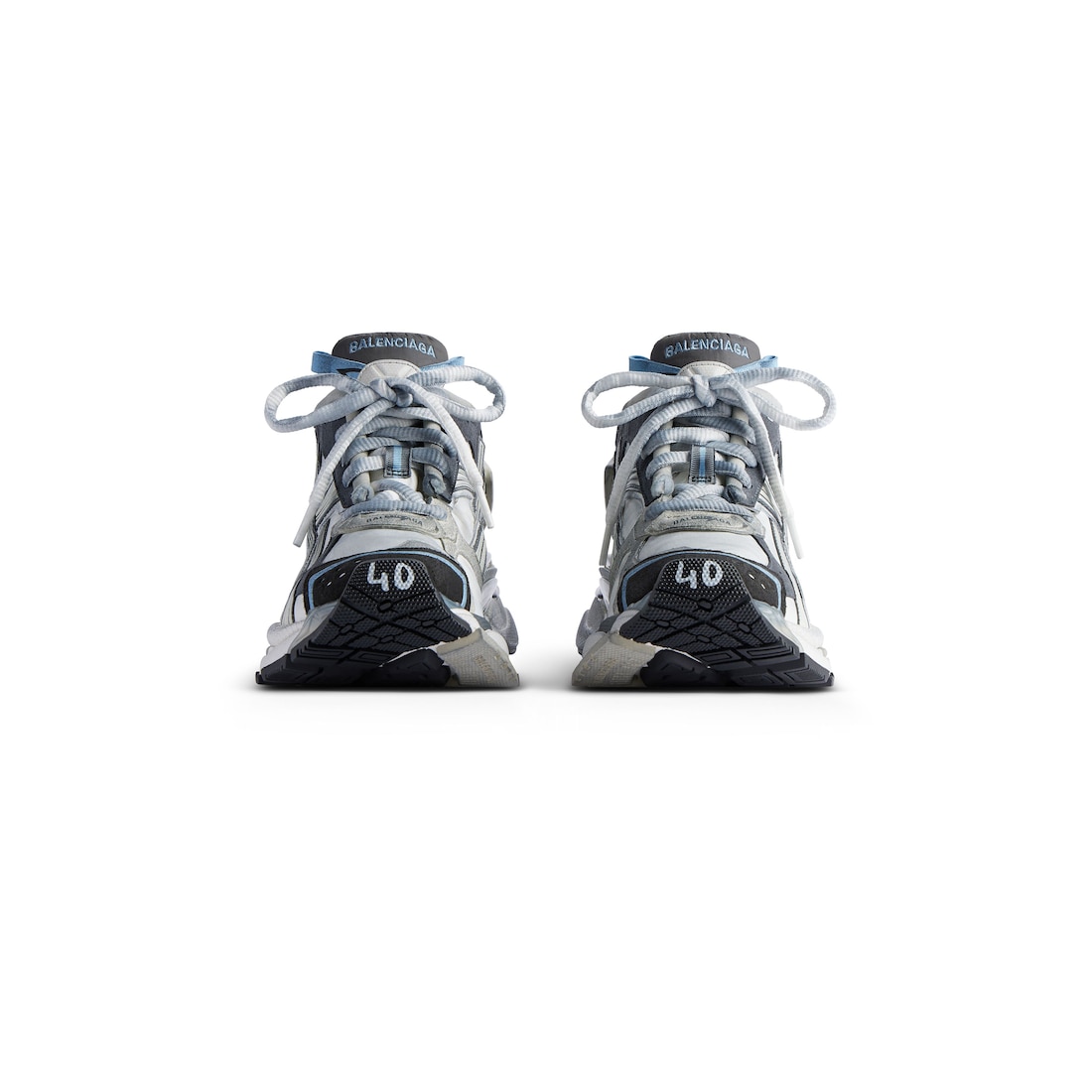 Balenciaga Zapatillas Runner Para Hombre En Blanco/beige/gris/azul