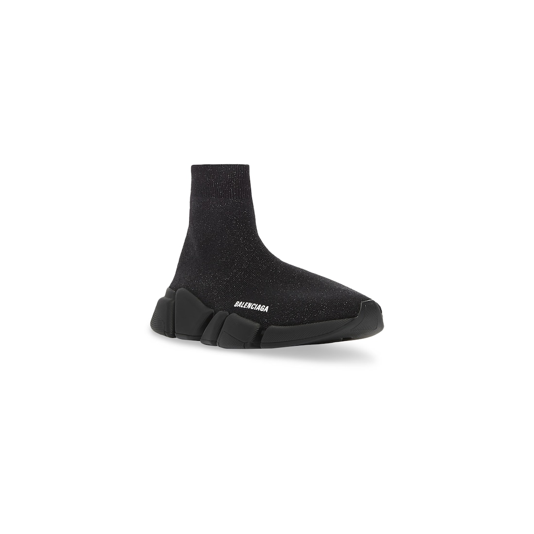 Balenciaga Zapatillas Speed 2.0 Brillante Para Mujer En Negro