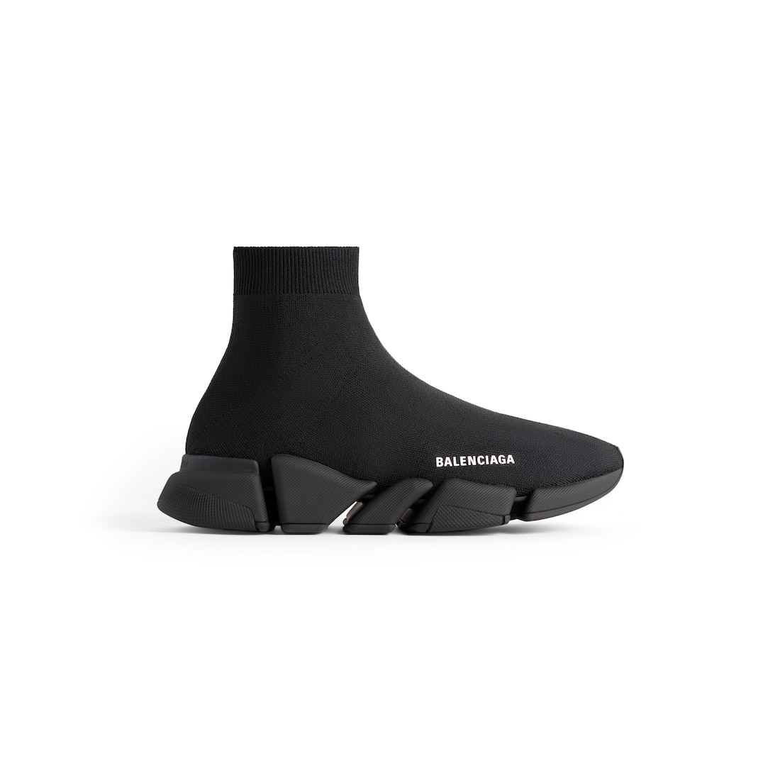 Balenciaga Zapatillas Speed 2.0 De Punto Reciclado Monocolor Para Mujer En Negro