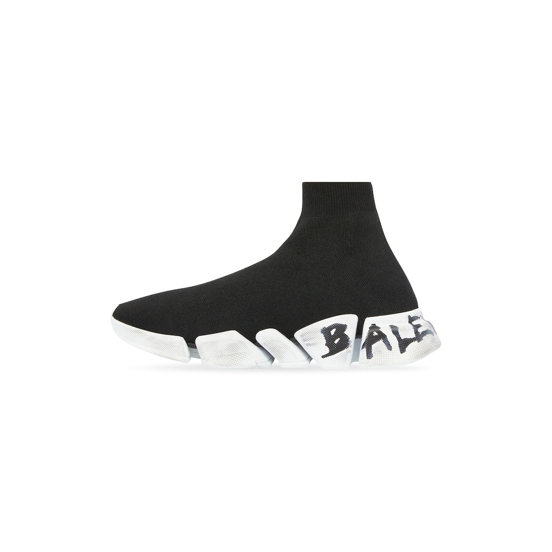 Balenciaga Zapatillas Speed 2.0 Graffiti De Punto Reciclado Para Mujer En Negro