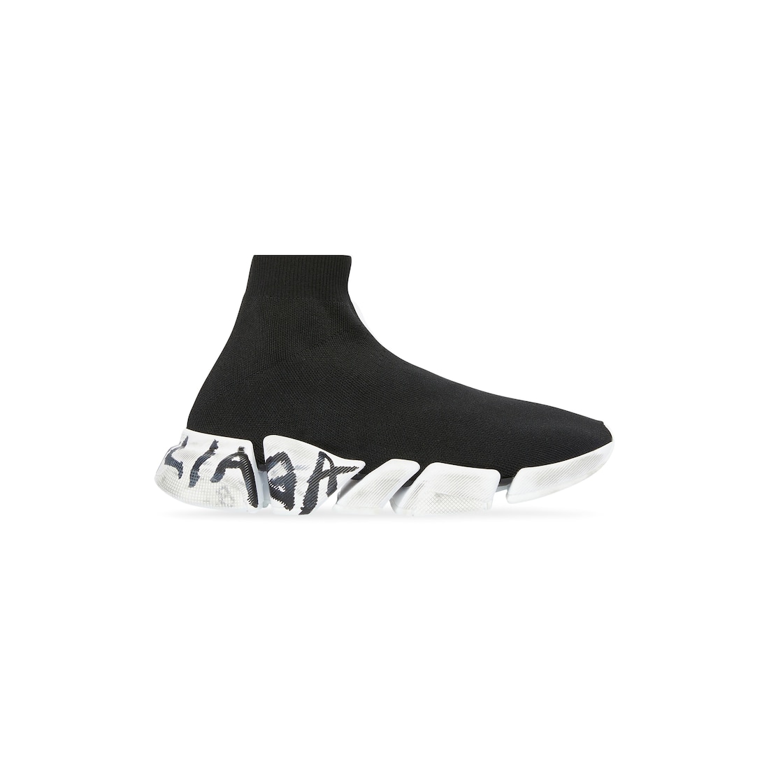 Balenciaga Zapatillas Speed 2.0 Graffiti De Punto Reciclado para Mujer en Negro