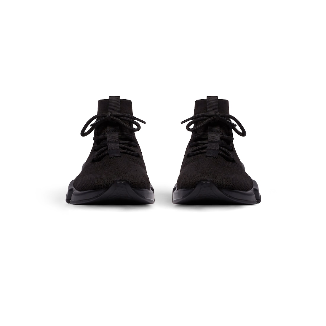 Balenciaga Zapatillas Speed Lace-up De Punto Reciclado Para Hombre En Negro