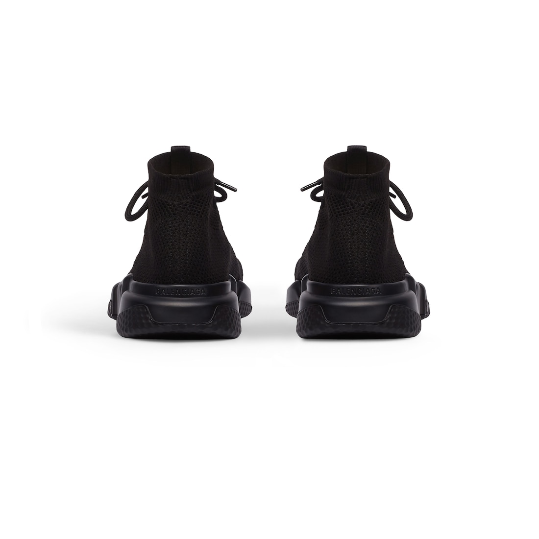 Balenciaga Zapatillas Speed Lace-up De Punto Reciclado Para Hombre En Negro