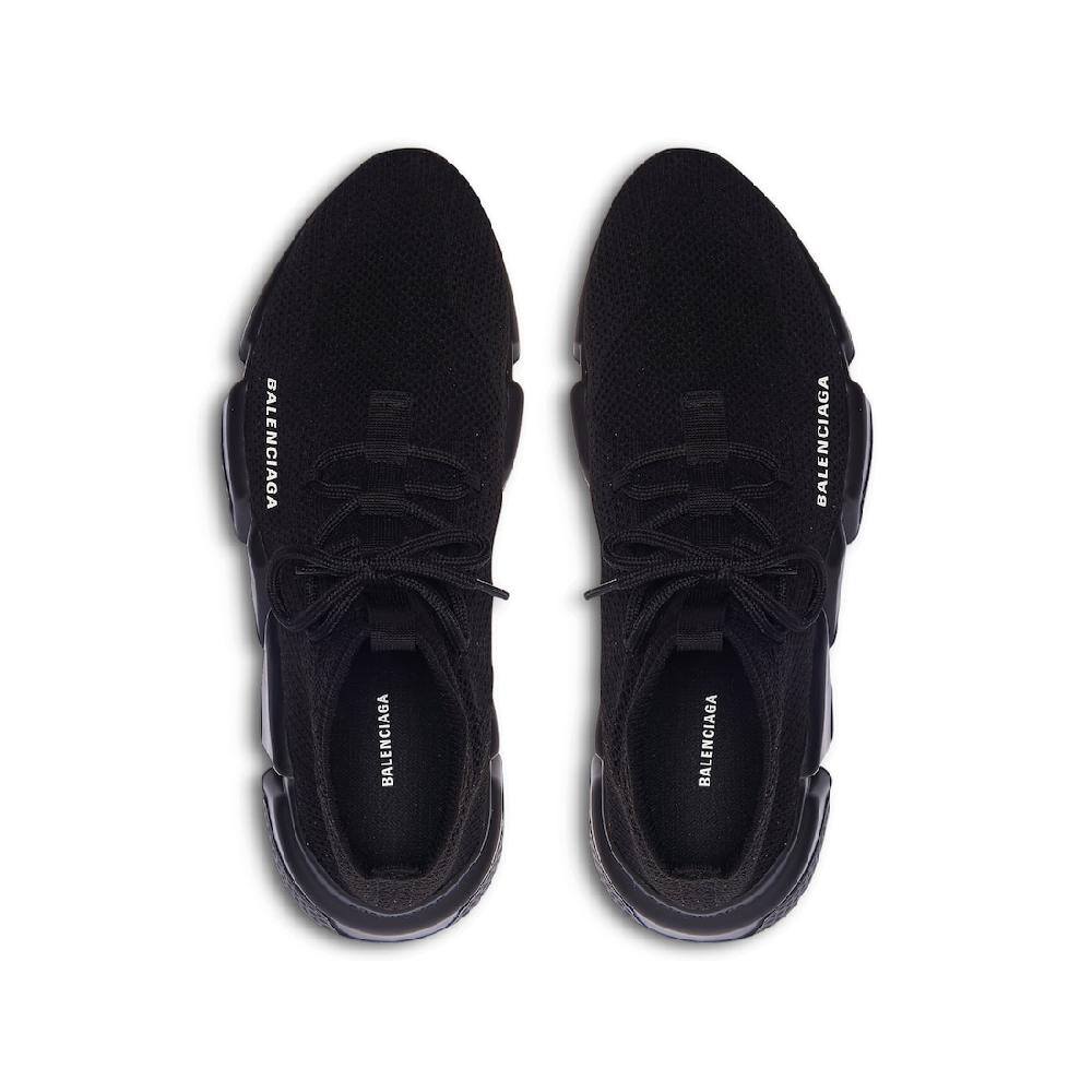 Balenciaga Zapatillas Speed Lace-up De Punto Reciclado Para Hombre En Negro