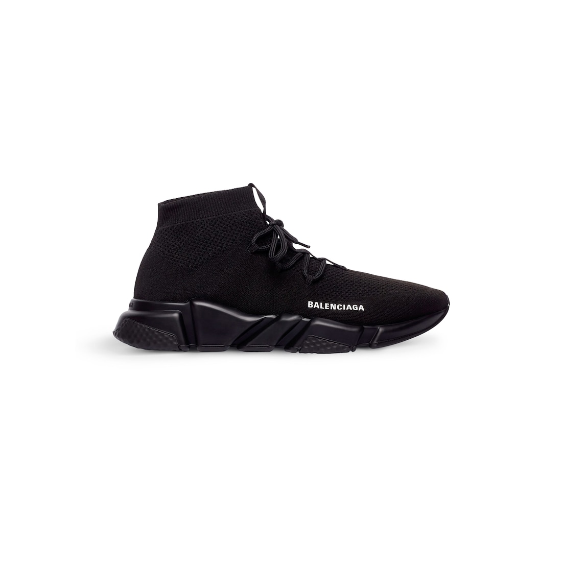 Balenciaga Zapatillas Speed Lace-up De Punto Reciclado para Hombre en Negro