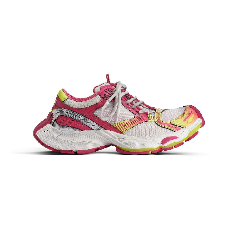 Balenciaga Zapatillas Stapler para Hombre en Blanco/rosa/amarillo Neón/plateado